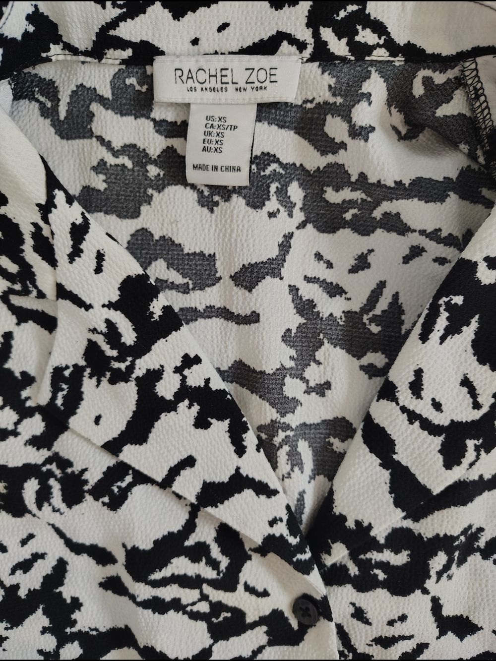 Rachel Zoe Black & White Abstract Print Corpcore Capsule Wardrobe - Picture 2 of 6